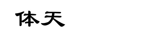 体天