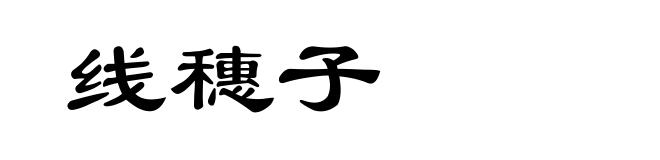 线穗子