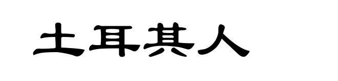 土耳其人