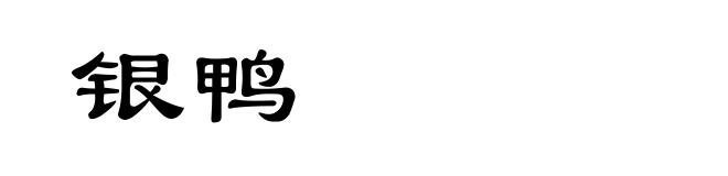 银鸭