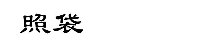 照袋