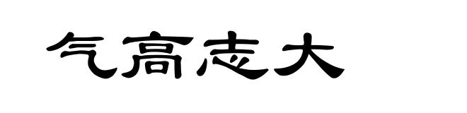 气高志大