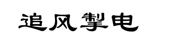 追风掣电