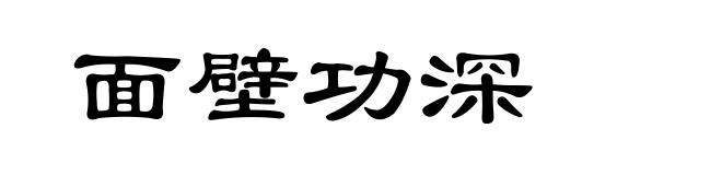 面壁功深