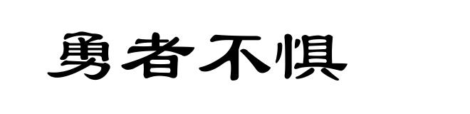 勇者不惧