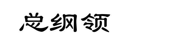 总纲领
