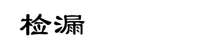 检漏