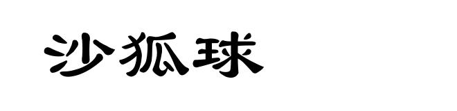 沙狐球