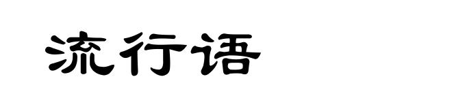 流行语