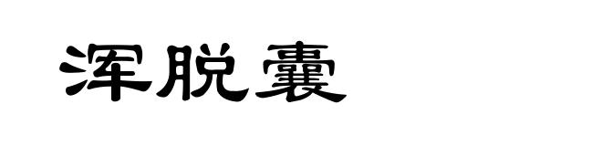 浑脱囊