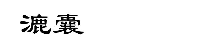 漉囊