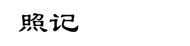 照记