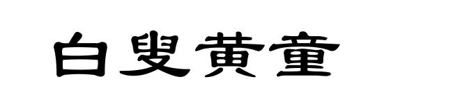 白叟黄童