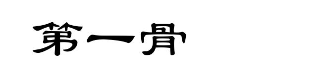 第一骨