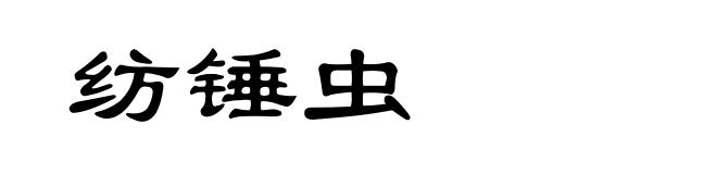 纺锤虫