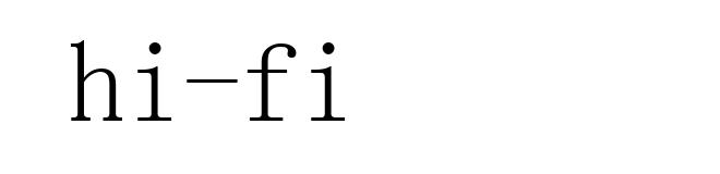 hi-fi