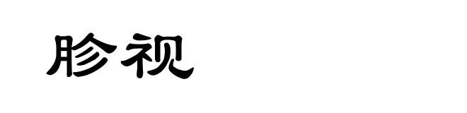 胗视