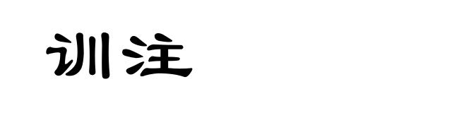 训注