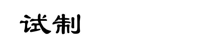 试制