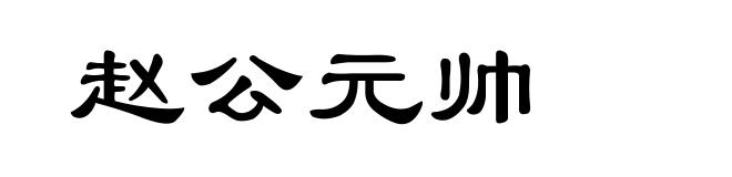 赵公元帅