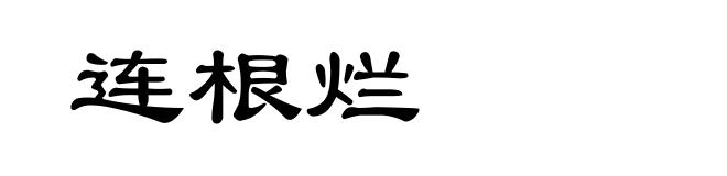 连根烂