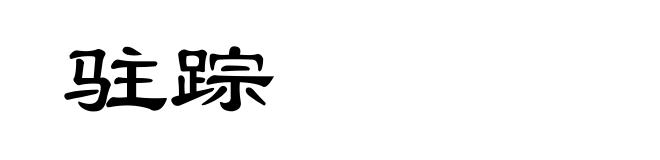 驻踪