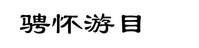 骋怀游目