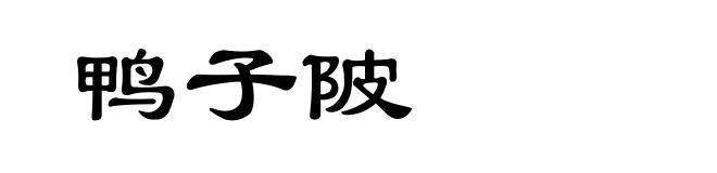 鸭子陂