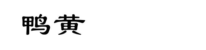 鸭黄