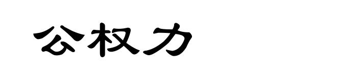 公权力