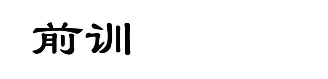 前训