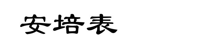 安培表