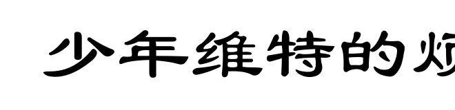 少年维特的烦恼