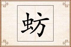 蚄怎么写